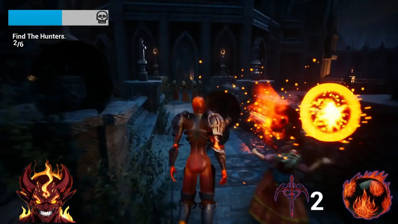 In-engine combat ability effects