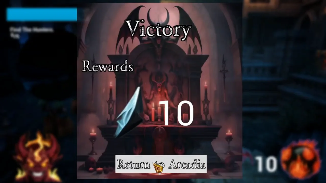 Playable mission completion and reward interface