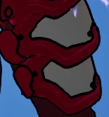 Shoulder plate in its separate locked state